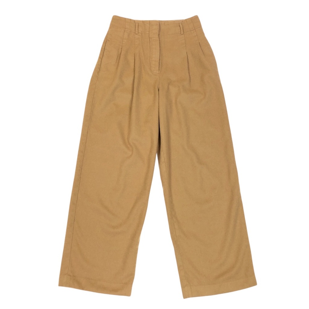 Rumere Atelier Cashmere Pleated Wide Leg Trouser Women's Euro Size 38 US 6/Small
